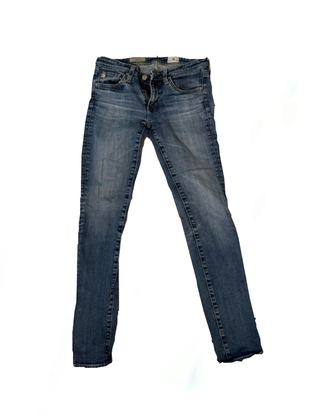 AG Adriano Goldschmied Women's Skinny Jeans in Medium Blue Wash